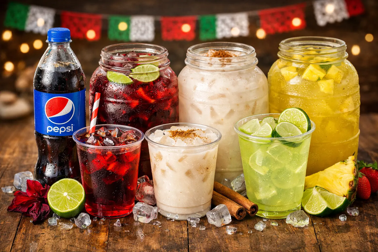 Pepsi - Bebidas en Hamburguesas Cocco, San Luis Potosí